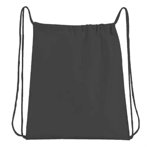 Eco canvas drawstring backpack with jute detail. Great for events, schools,... from ASI 67557 LimeLight Ent