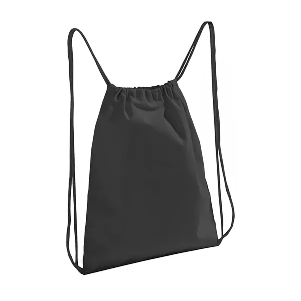 Eco canvas drawstring backpack with jute detail. Great for events, schools,... from ASI 67557 LimeLight Ent