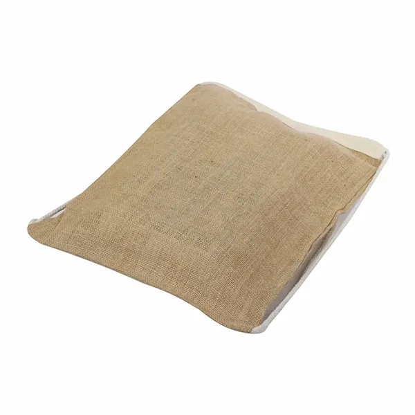 Rustic jute drawstring backpack with cotton accents. Perfect for eco-friendly promotions,... from ASI 67557 LimeLight Ent