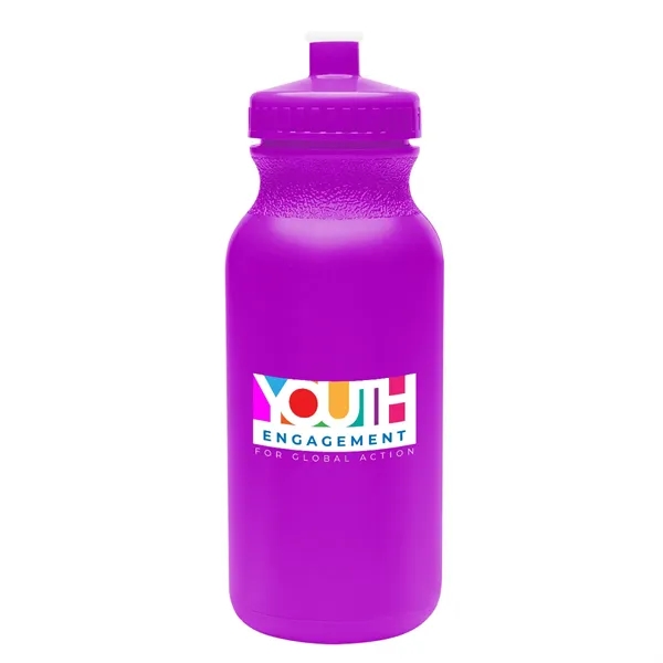 20 oz. bike bottle with screw-on, spill-resistant push pull lid.... from ASI 61125 Hit Promotional Products / Hit®