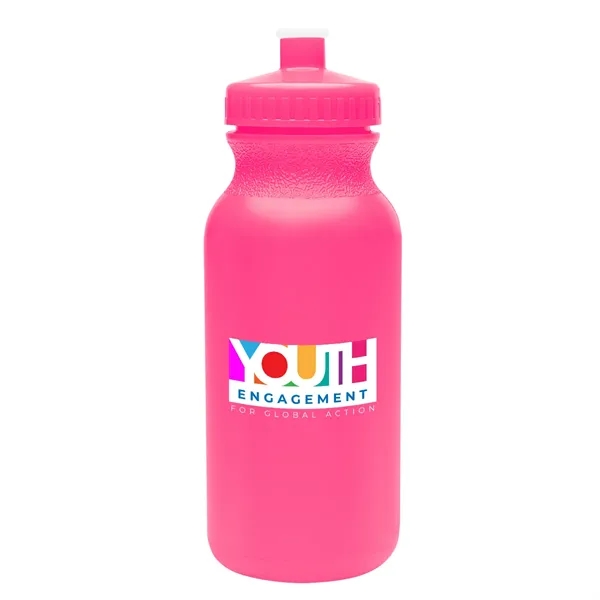 20 oz. bike bottle with screw-on, spill-resistant push pull lid.... from ASI 61125 Hit Promotional Products / Hit®