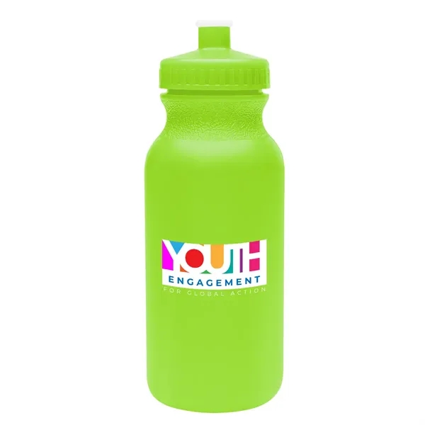 20 oz. bike bottle with screw-on, spill-resistant push pull lid.... from ASI 61125 Hit Promotional Products / Hit®