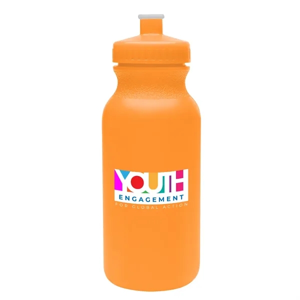 20 oz. bike bottle with screw-on, spill-resistant push pull lid.... from ASI 61125 Hit Promotional Products / Hit®