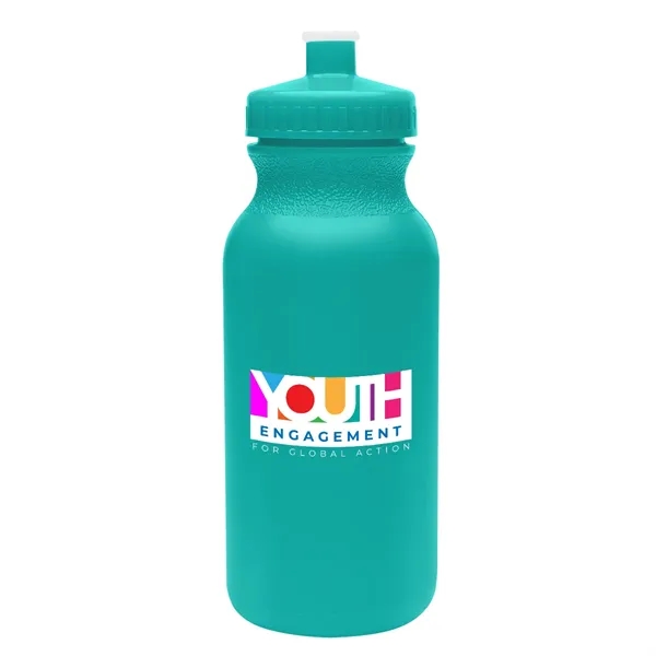 20 oz. bike bottle with screw-on, spill-resistant push pull lid.... from ASI 61125 Hit Promotional Products / Hit®
