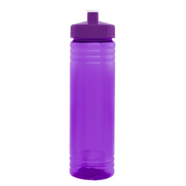 24 oz. PET sports bottle with screw-on, spill-resistant push pull lid.... from ASI 61125 Hit Promotional Products / Hit®