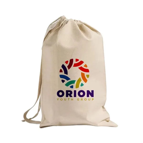 Heavy cotton canvas laundry bag with drawstring closure/large imprint area, perfect... from ASI 67557 LimeLight Ent