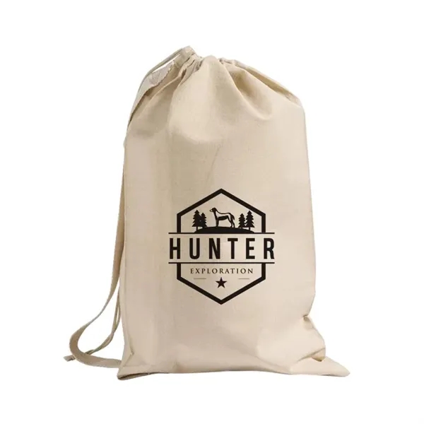 Heavy cotton canvas laundry bag with drawstring closure/large imprint area, perfect... from ASI 67557 LimeLight Ent