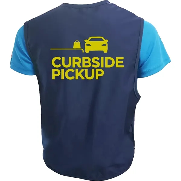 20" x 22"open front uniform vest with matching or contrasting binding... from ASI 31260 AdCapitol