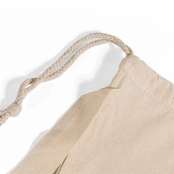 Eco-friendly cotton laundry bag with drawstring and shoulder strap-perfect for daily... from ASI 67557 LimeLight Ent
