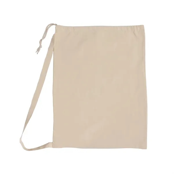 Durable cotton canvas laundry bag with drawstring and shoulder strap-ideal for... from ASI 67557 LimeLight Ent