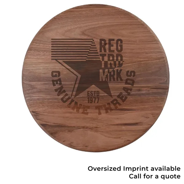 15" x 3/4" round walnut cutting and serving board.... from ASI 74601 Calico