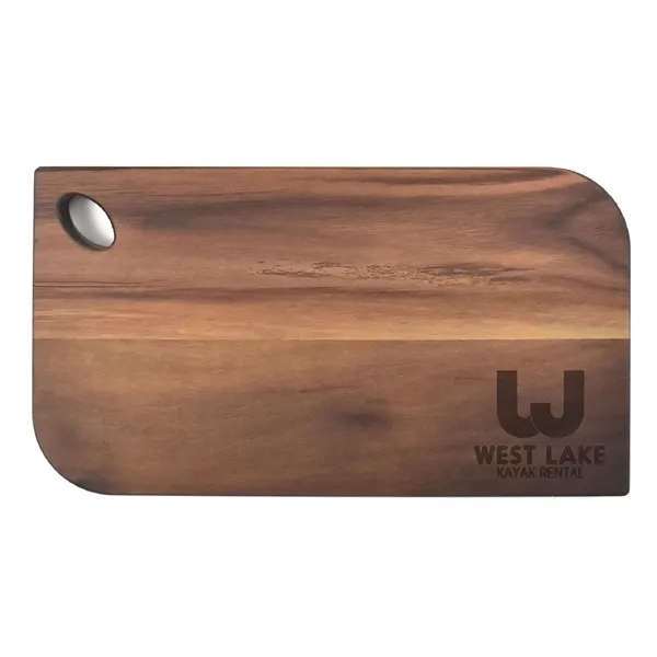 6" x 11" x 3/4" walnut charcuterie board with cutout hanging... from ASI 74601 Calico