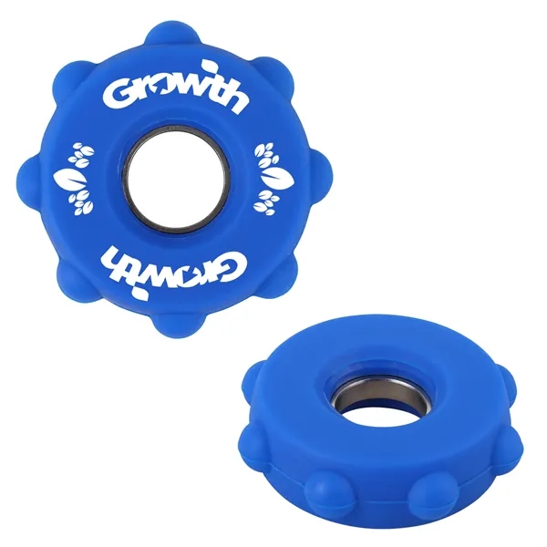 Gear-shaped finger fidget spinner with poppable silicone bubbles.... from ASI 61966 HPG / Mixie