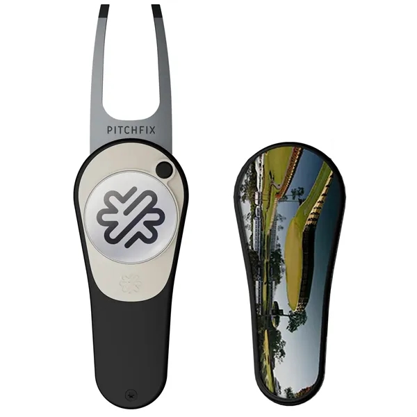 Pitchfix XK golf divot tool with a removable ball marker on... from ASI 38120 Ball Pro / Diversified Quality Kitchenware