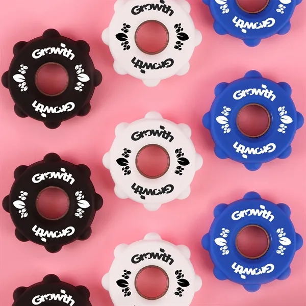 Gear-shaped finger fidget spinner with poppable silicone bubbles.... from ASI 61966 HPG / Mixie