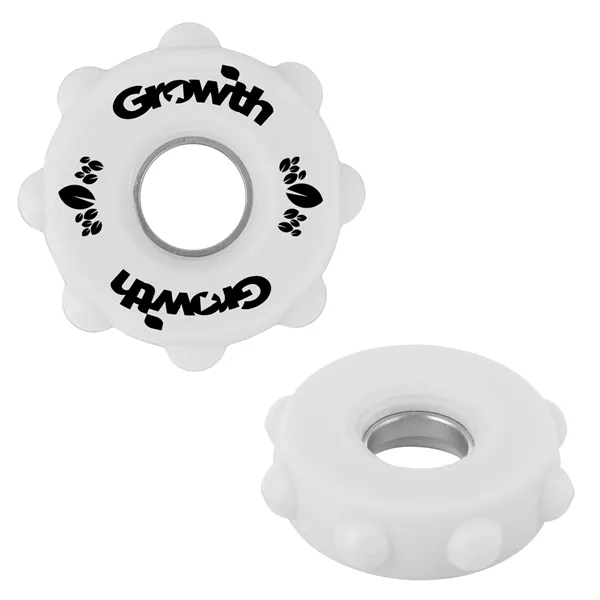 Gear-shaped finger fidget spinner with poppable silicone bubbles.... from ASI 61966 HPG / Mixie