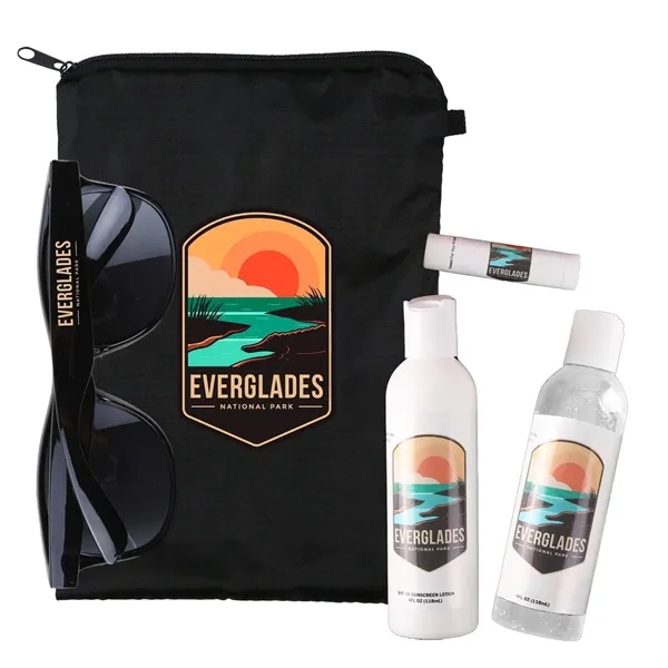 Kit includes sunscreen, aloe gel, natural beeswax lip moisturizer, & Deet-Free... from ASI 61966 HPG / Mixie