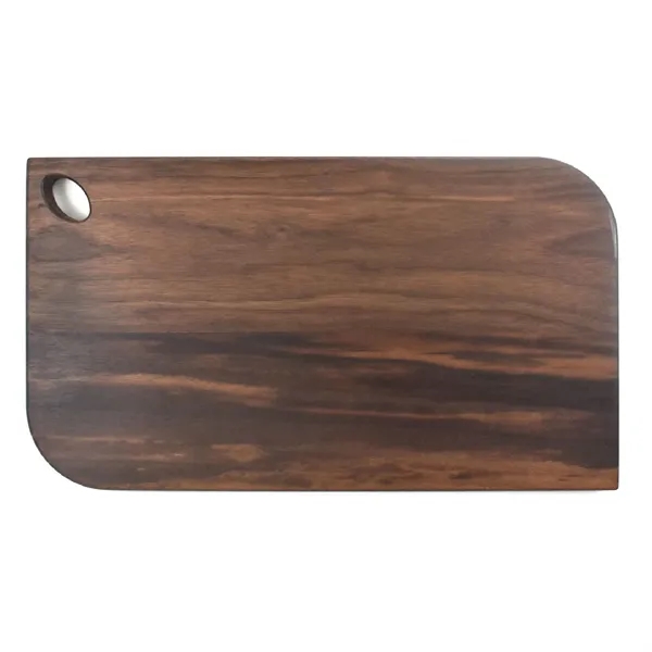 8" x 14" x 3/4" walnut charcuterie board with cutout hanging... from ASI 74601 Calico