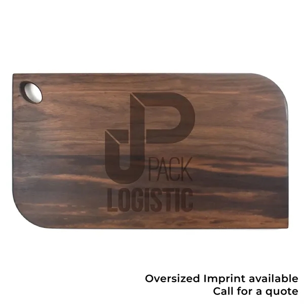 8" x 14" x 3/4" walnut charcuterie board with cutout hanging... from ASI 74601 Calico