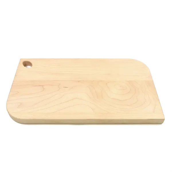 8" x 14" x 3/4" maple wood charcuterie board with cutout... from ASI 74601 Calico