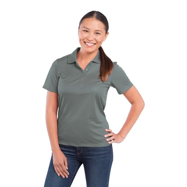 Women's short sleeve polo with wicking finish, UV protection and snag-resistance.... from ASI 66887 PCNA / Trimark