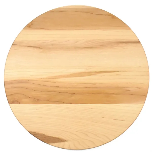 10 1/2" x 10 1/2" x 3/4" round maple cutting board... from ASI 74601 Calico
