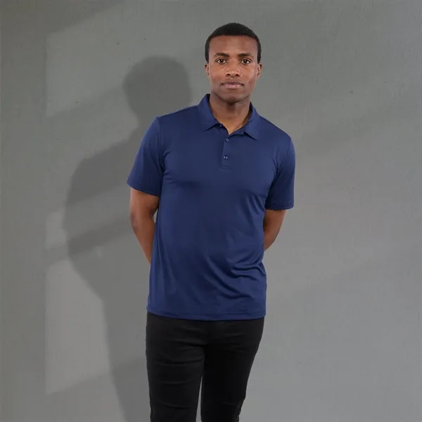 Men's performance polo shirt with three button placket and moisture-wicking capabilities.... from ASI 66887 PCNA / Trimark