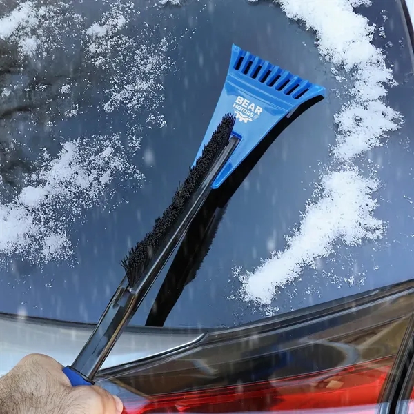17 1/2" x 3 9/16" snowbrush with a soft, comfortable foam... from ASI 61966 HPG / Beacon Promotions