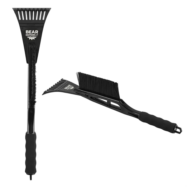 17 1/2" x 3 9/16" snowbrush with a soft, comfortable foam... from ASI 61966 HPG / Beacon Promotions