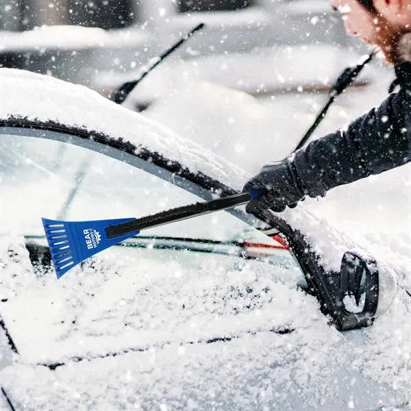 17 1/2" x 3 9/16" snowbrush with a soft, comfortable foam... from ASI 61966 HPG / Beacon Promotions