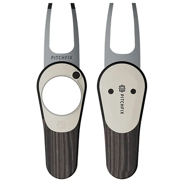 Pitchfix Woodie golf divot tool with a removable magnetic ball marker... from ASI 38120 Ball Pro / Diversified Quality Kitchenware