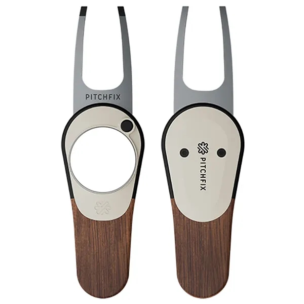 Pitchfix Woodie golf divot tool with a removable magnetic ball marker... from ASI 38120 Ball Pro / Diversified Quality Kitchenware