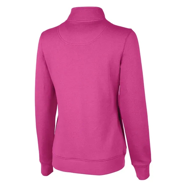 Our versatile & mid-weight Women's Crosswind Quarter Zip Sweatshirt made from... from ASI 44620 Charles River Apparel