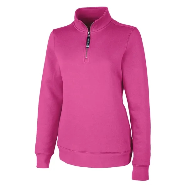Our versatile & mid-weight Women's Crosswind Quarter Zip Sweatshirt made from... from ASI 44620 Charles River Apparel