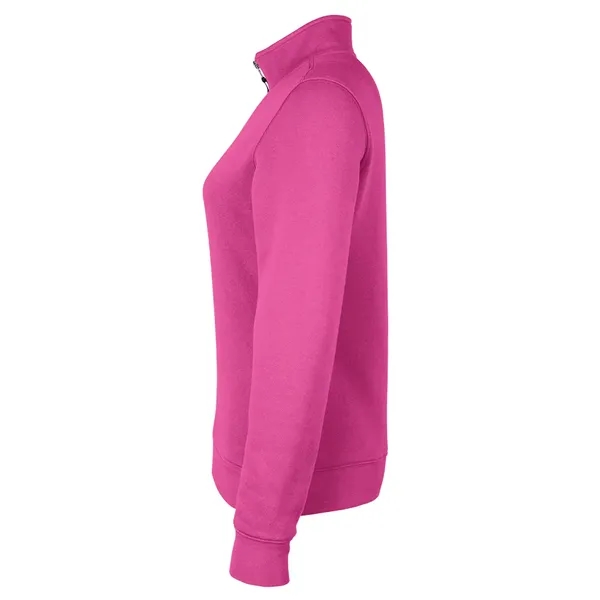 Our versatile & mid-weight Women's Crosswind Quarter Zip Sweatshirt made from... from ASI 44620 Charles River Apparel