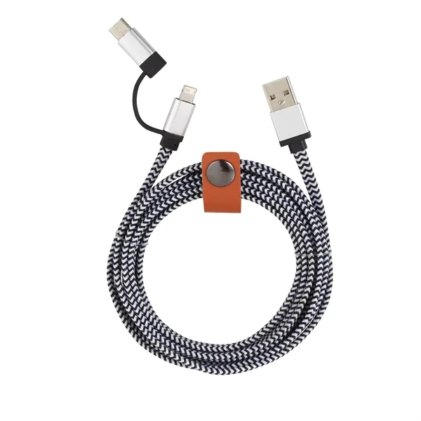 110"L charging cable with a 2-in-1 adapter... from ASI 66887 PCNA / Leeds