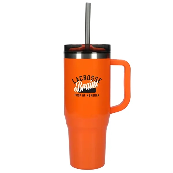 40 oz. double wall insulated tumbler with lid and straw.... from ASI 66887 PCNA / Bullet