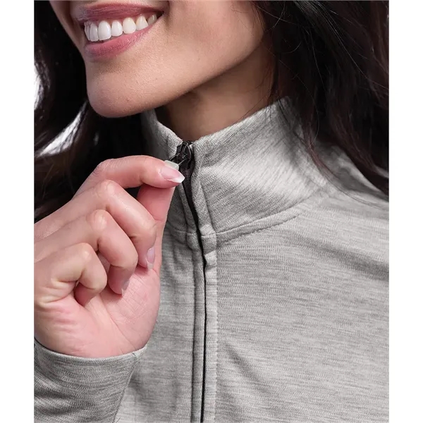 Our full-zip Women's Nu Fitness Jacket is a modern athleisure style... from ASI 44620 Charles River Apparel