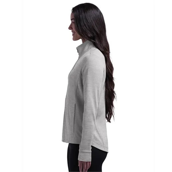 Our full-zip Women's Nu Fitness Jacket is a modern athleisure style... from ASI 44620 Charles River Apparel