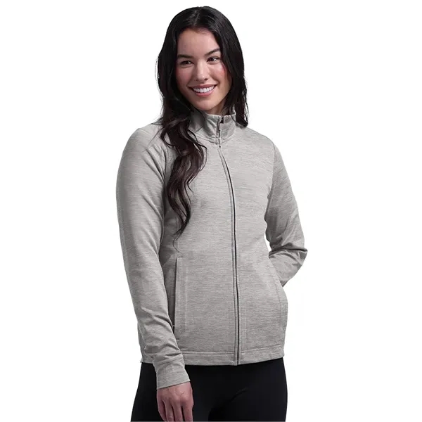 Our full-zip Women's Nu Fitness Jacket is a modern athleisure style... from ASI 44620 Charles River Apparel