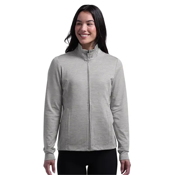 Our full-zip Women's Nu Fitness Jacket is a modern athleisure style... from ASI 44620 Charles River Apparel