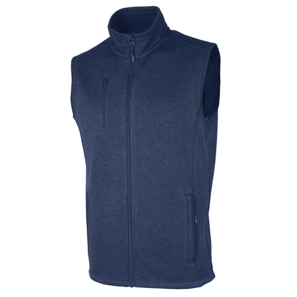 Women's heathered fleece vest made from 100% polyester.... from ASI 44620 Charles River Apparel