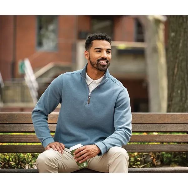 Our midweight Men's Hudson Quarter Zip Pullover is a cotton-blend pullover... from ASI 44620 Charles River Apparel