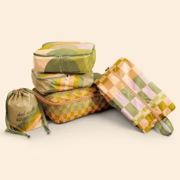 A large tuck pouch & a set of 3 packing cubes... from ASI 74710 Numo