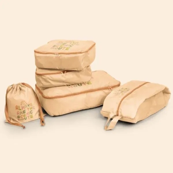 A large tuck pouch & a set of 3 packing cubes... from ASI 74710 Numo