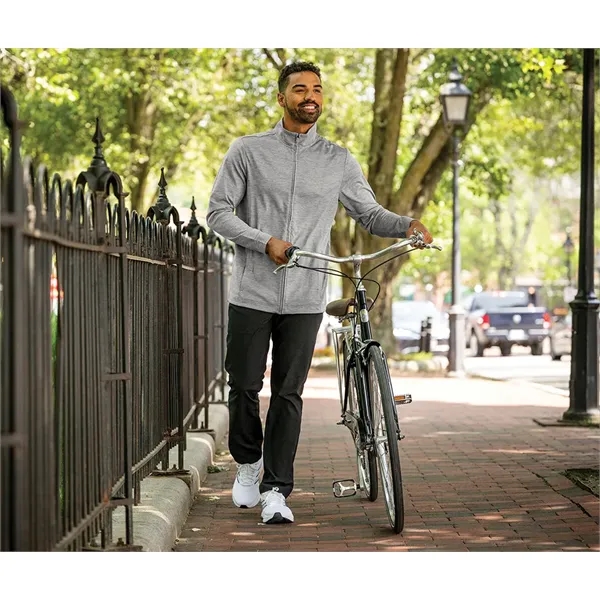 Our full-zip Men's Nu Fitness Jacket is a modern athleisure style... from ASI 44620 Charles River Apparel