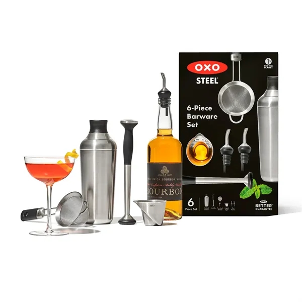 OXO SteeL 6-piece Barware Set... from ASI 66887 PCNA / Leeds