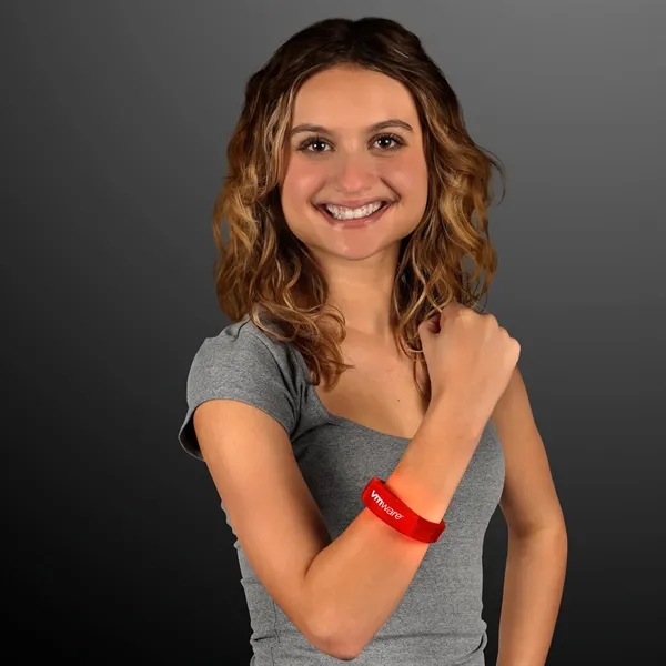 Blank or Imprinted. Fashion LED bracelets... from ASI 34194 ALightPromos / Alight Promotional Products