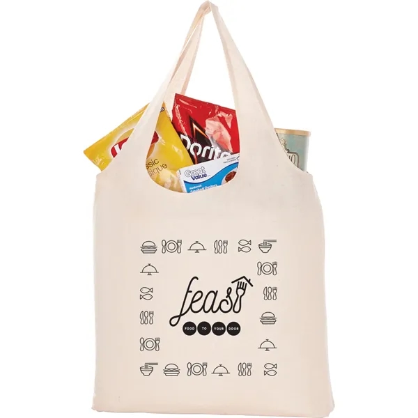 15" x 16" cotton canvas tote bag with 10" drop handles.... from ASI 66887 PCNA / Bullet