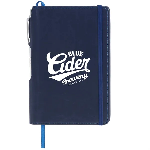 6" x 8.5" hard cover notebook with pen, ribbon marker and... from ASI 66887 PCNA / Bullet